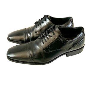 Stacy Adams Waltham Cap Toe Oxford Mens Dress Shoes Leather Black 9 M Lace Up